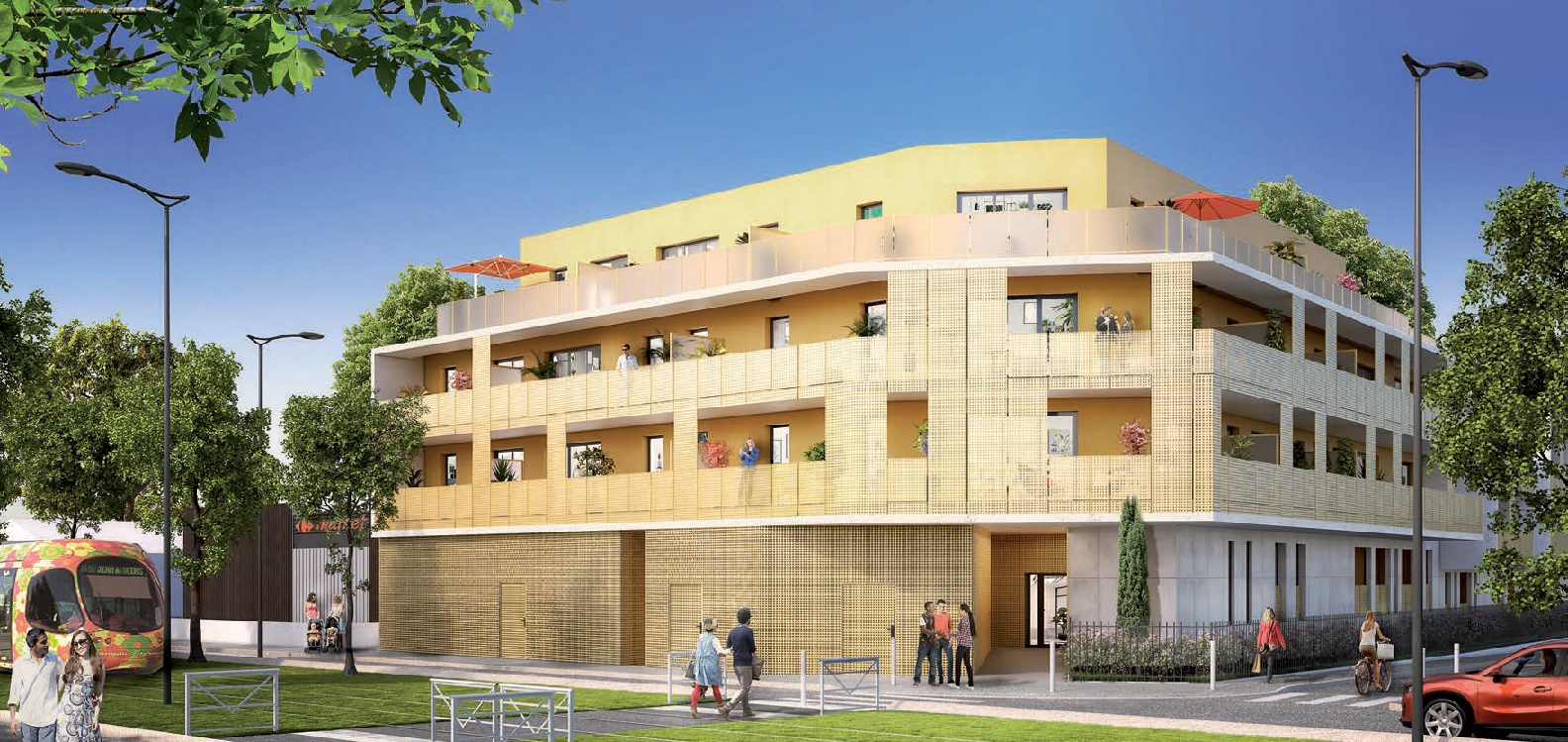 Nouveau à Castelnau-le-Lez, Résidence contemporaine