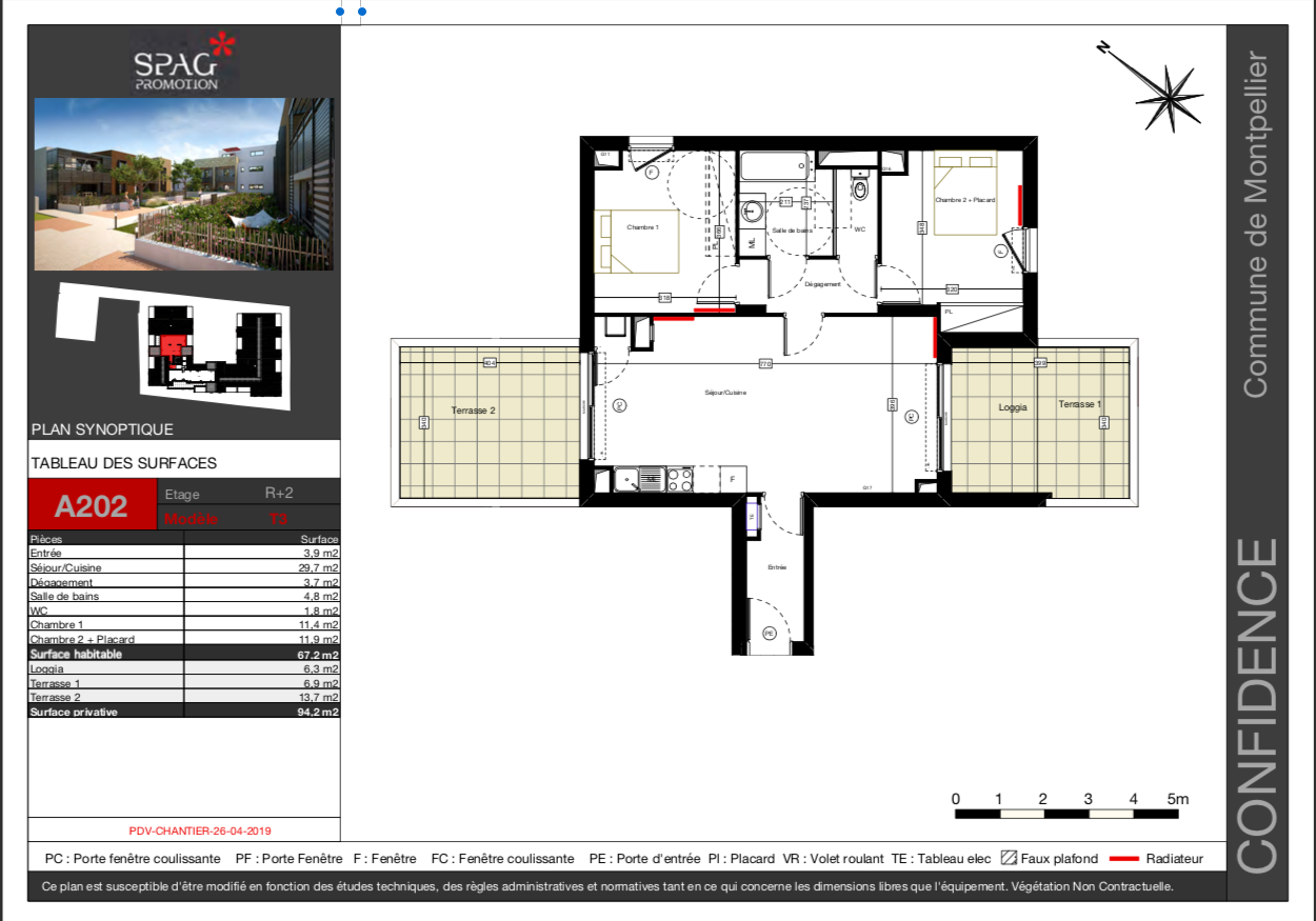 Image_, Appartement, Montpellier, ref :T3-chamberte-a-louer