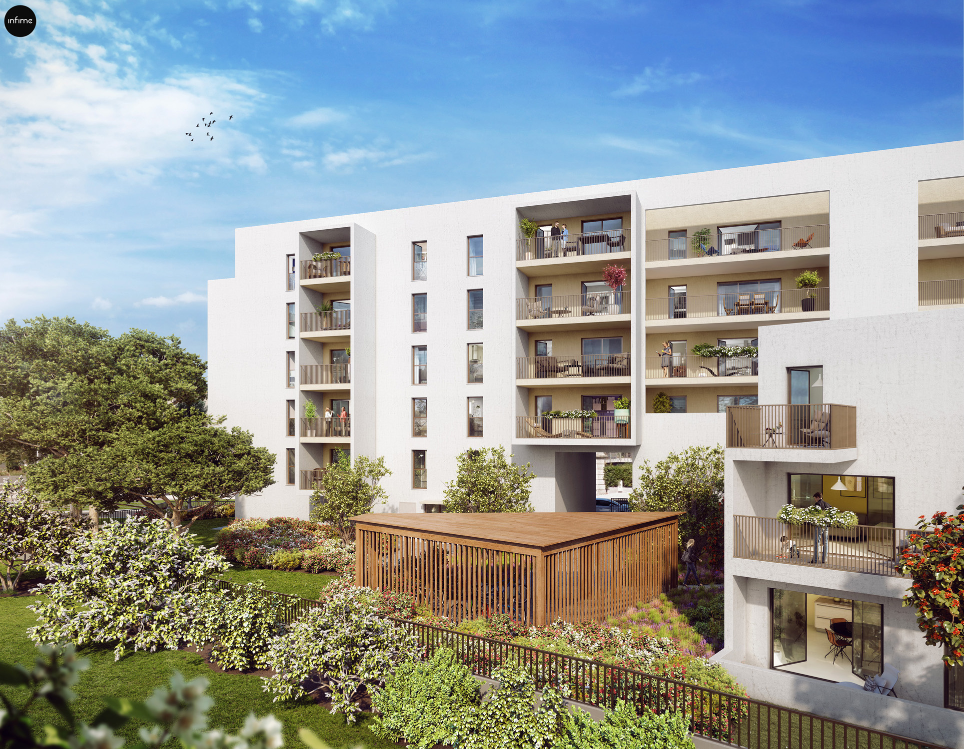 Achat T4 neuf à Montpellier, Vente d'appartement 4 pièces neuf