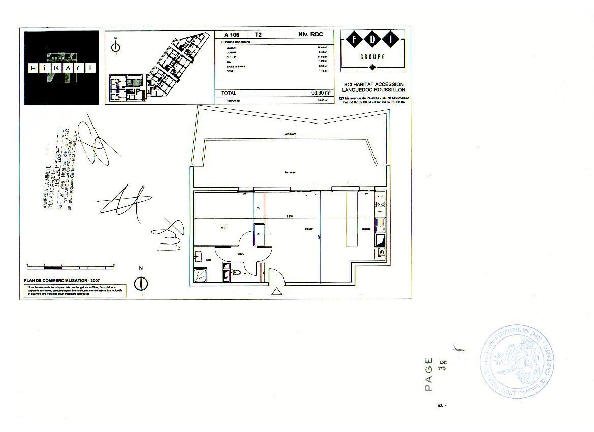 Image_, Appartement, Montpellier, ref :LOC-T2LIRONDE